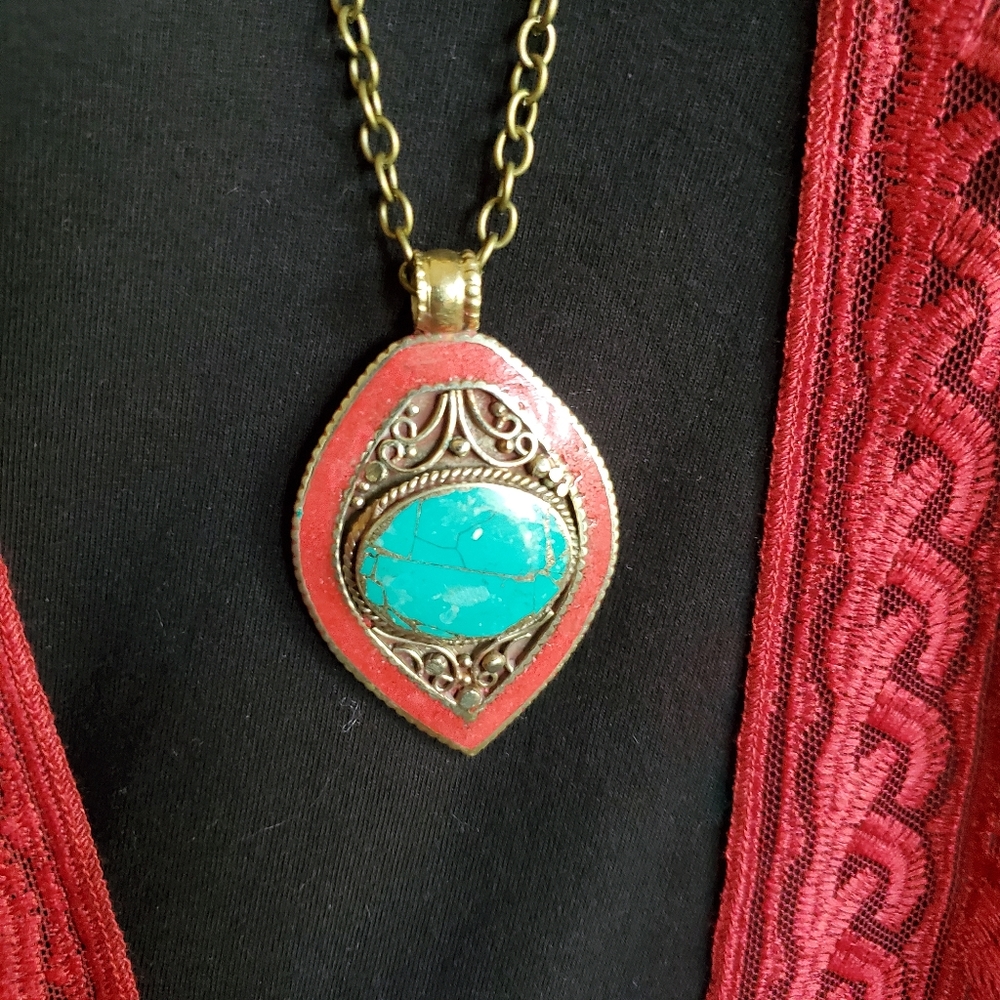 Tibetan Long Or Short Necklace - Picture 6 of 11